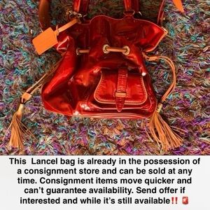 Authentic Lancel handbag